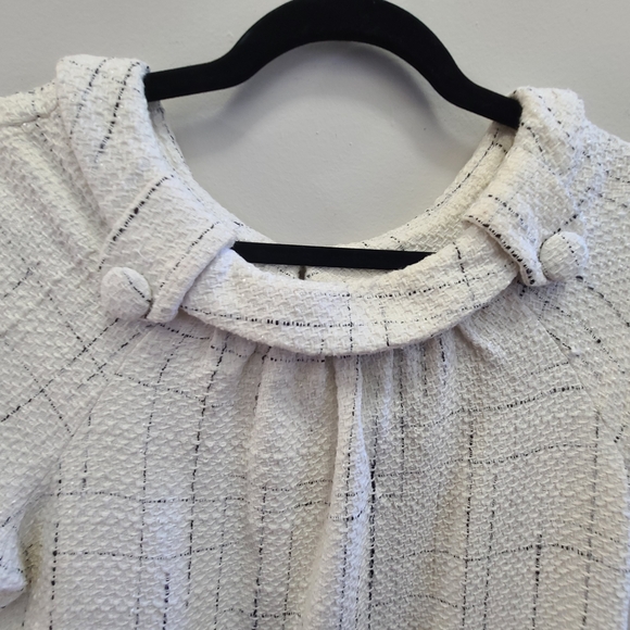 BB Dakota Ivory Textured Dress Size Large - Picture 3 of 9